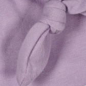 Памучна шапка с ушички и връзки, лилава Pinokio 333366 3