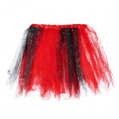 Пола тип пачка в черно и червено за момиче  Fiesta Guirca 333377 