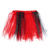 Пола тип пачка в черно и червено за момиче  Fiesta Guirca 333378 2