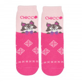 Чорапи за бебе за момиче, розов цвят Chicco 333389 