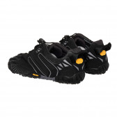 Аква обувки с пръсти и сиви акценти, черни Vibram 333738 2