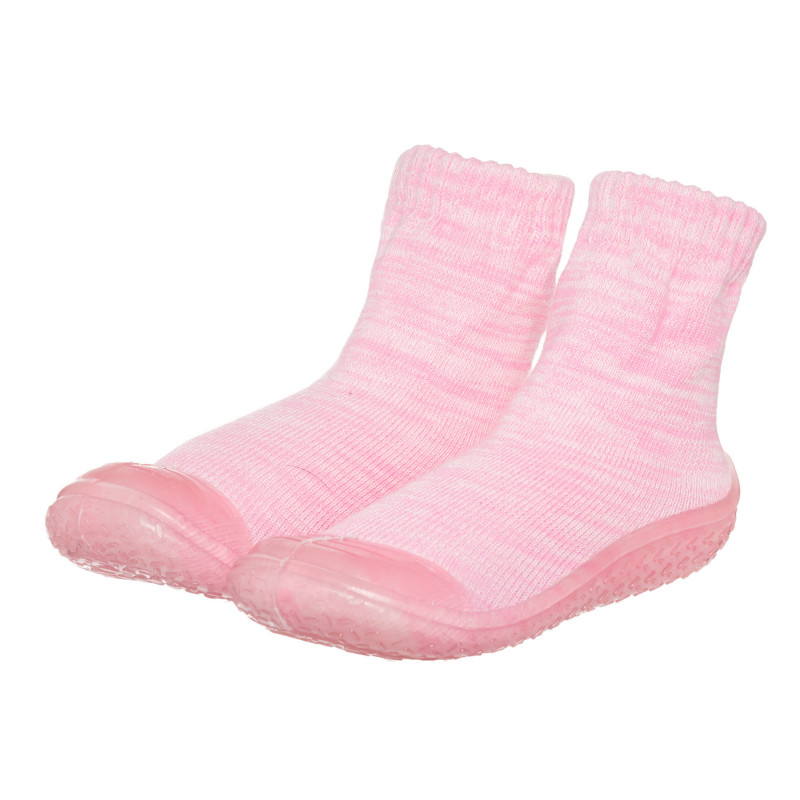 Пантофи тип чорап, розови  333795