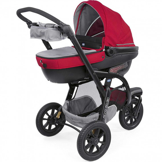 Комбинирана детска количка Трио Active 3 в 1, червена Chicco 33389 3
