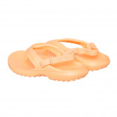 Джапанки с ластик за бебе, оранжеви CROCS 334169 2