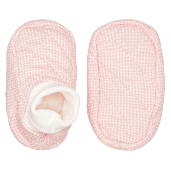 Комплект буйки тип чорап и лента за глава, розов Petit Bateau 334263 5