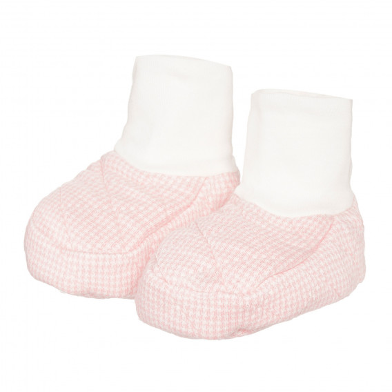 Комплект буйки тип чорап и лента за глава, розов Petit Bateau 334264 2