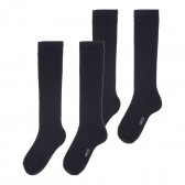 Комплект от два чифта дълги чорапи, сини Chicco 334810 