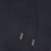 Комплект от два чифта дълги чорапи, сини Chicco 334811 2