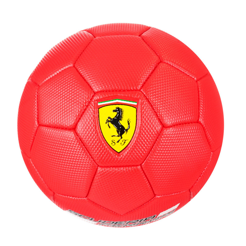 Футболна топка, 13 см., червена  334850