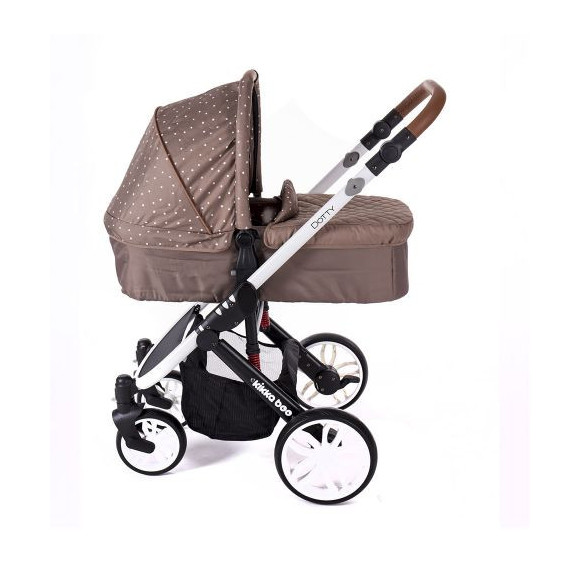 Комбинирана детска количка 3 в 1 Dotty Brown Kikkaboo 33505 3