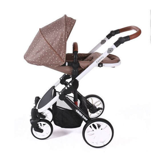 Комбинирана детска количка 3 в 1 Dotty Brown Kikkaboo 33506 4