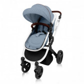 Комбинирана детска количка 3 в 1 Dotty Blue Kikkaboo 33510 4