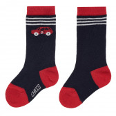 Чорапи с принт кола, многоцветни Chicco 335223 