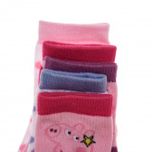 Комплект от пет броя чорапи Peppa Pig, многоцветни Peppa pig 335286 4