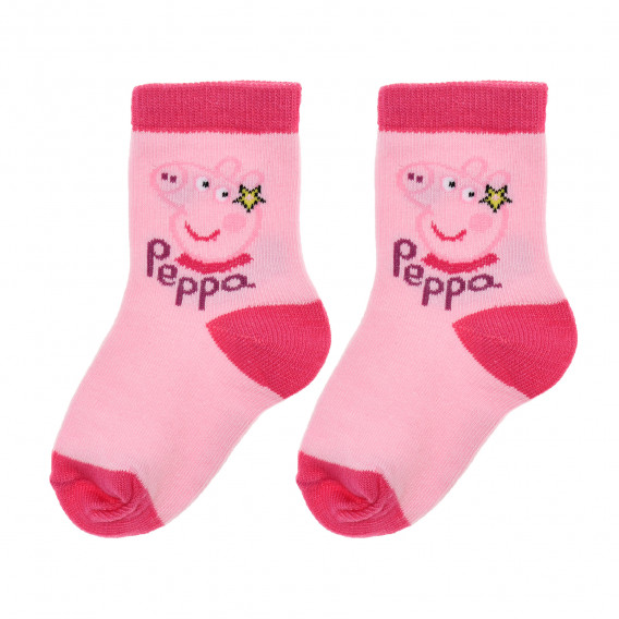 Комплект от пет броя чорапи Peppa Pig, многоцветни Peppa pig 335291 8