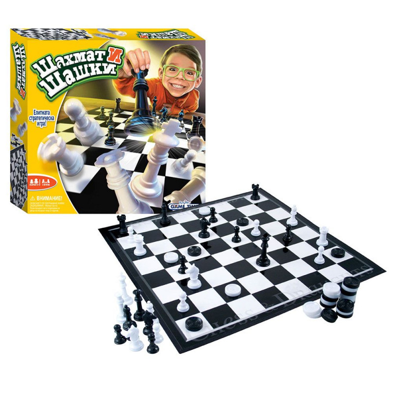 Детска настолна игра - Шахмат и Шашки  335583