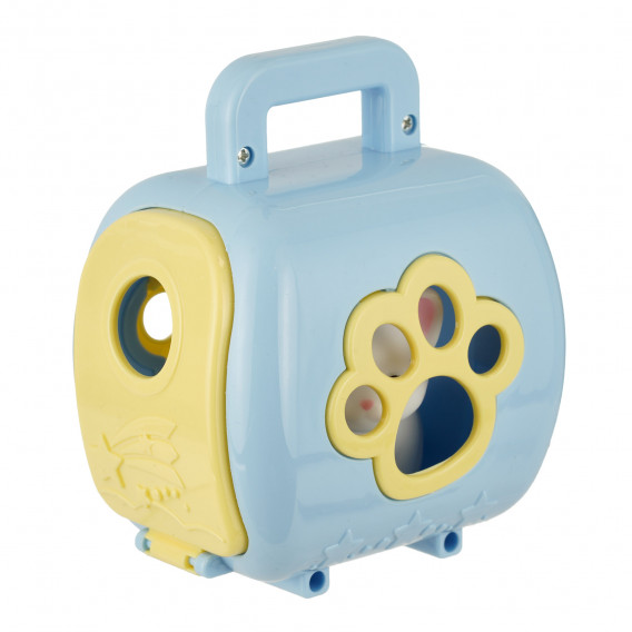 Кош за домашни любимци с кученце тип куфар, син Koopman 335716 2