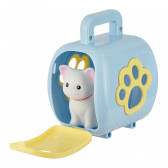 Кош за домашни любимци с кученце тип куфар, син Koopman 335717