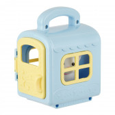 Кош за домашни любимци с кученце тип къщичка, син Koopman 335720 2