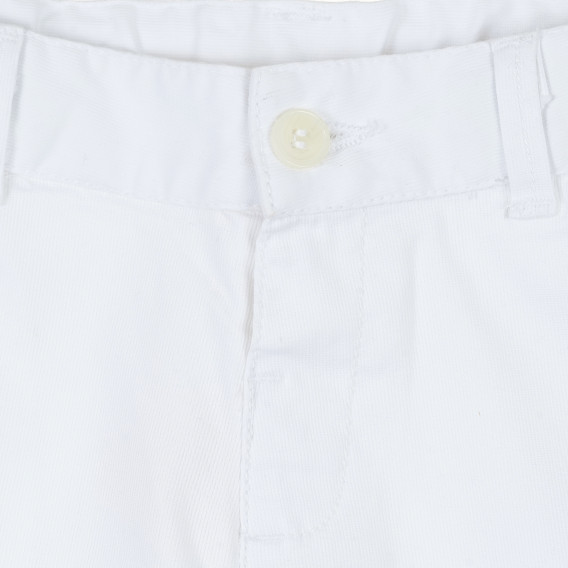 Памучни къси панталони, бели Chicco 336181 2