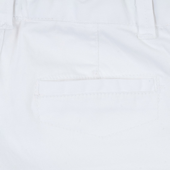 Памучни къси панталони, бели Chicco 336182 3