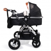 Комбинирана детска количка Luxor 2 в 1, черна CANGAROO 33630 3