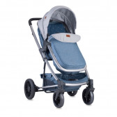 Комбинирана детска количка S 500 Set Grey Maps 3 в 1 Lorelli 33638 5
