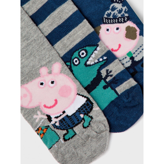Комплект от три броя цветни чорапи Peppa Pig Name it 336461 2