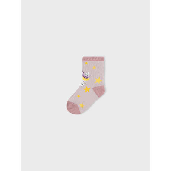 Комплект от пет броя цветни чорапи Unicorn Name it 336493 6
