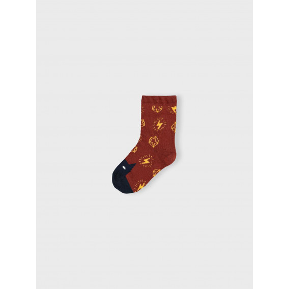 Комплект от пет броя цветни чорапи Hero Name it 336495 2