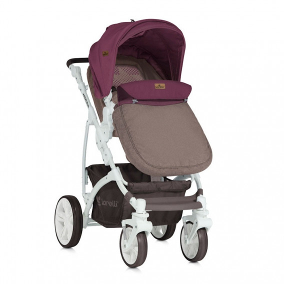 Комбинирана детска количка ARIZONA BREIGE&RED 2 в 1 Lorelli 33655 4