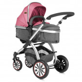 Комбинирана детска количка AURORA Rose&Grey 2 в 1 Lorelli 33674 3