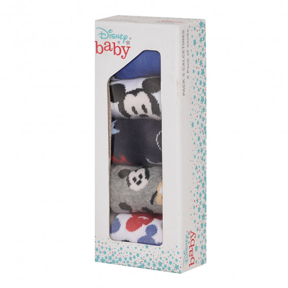 Комплект от пет броя чорапи Mickey Mouse, многоцветни Mickey Mouse 336862 9