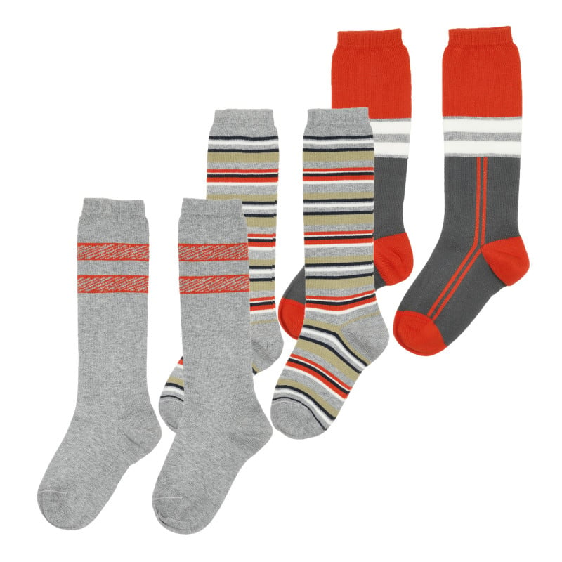 Комплект от три чифта чорапи многоцветен  336893