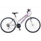 Детски велосипед TEC - EROS 24, 21 скорости, бяло-лилав TEC 336912 