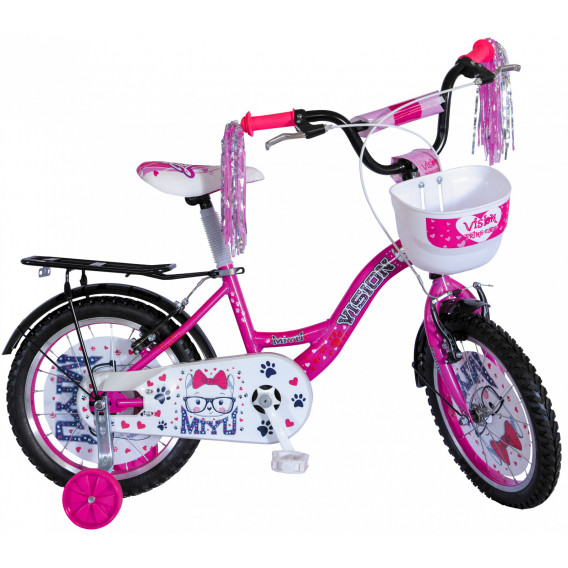 Детски велосипед VISION - MIYU 16, розов VISION 336913 