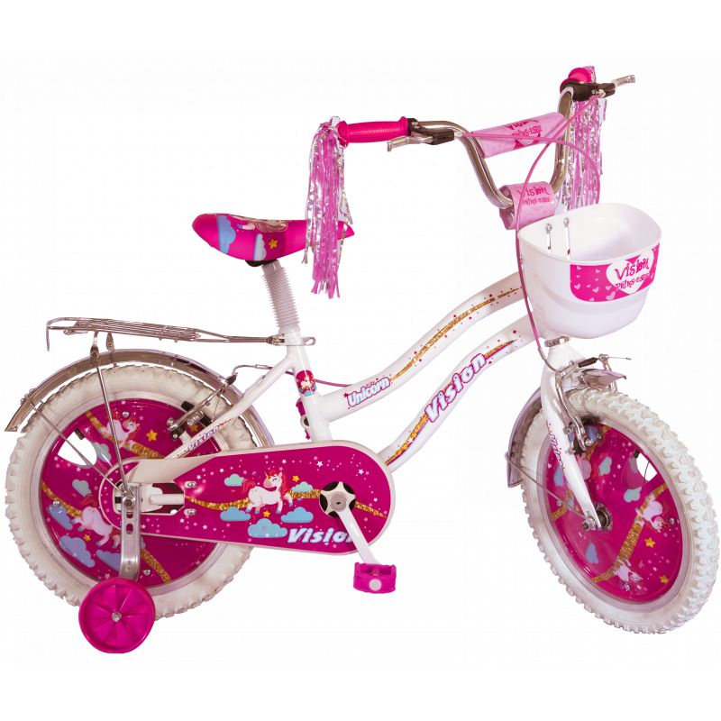 Детски велосипед VISION - UNICORN 16, бял  336914