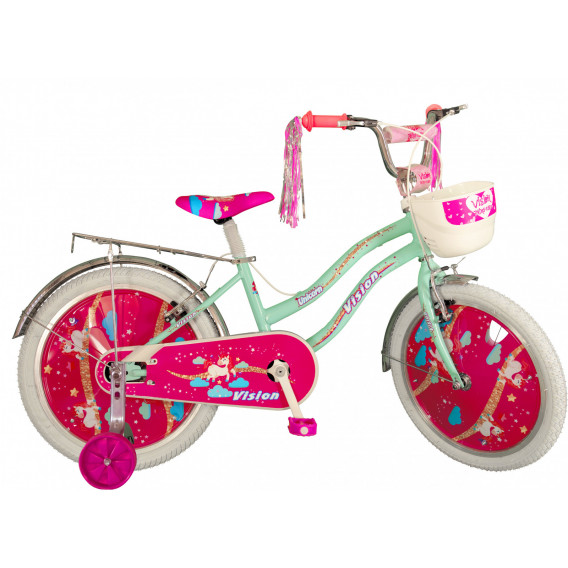 Детски велосипед VISION - UNICORN 16, тюркоазен VISION 336915 