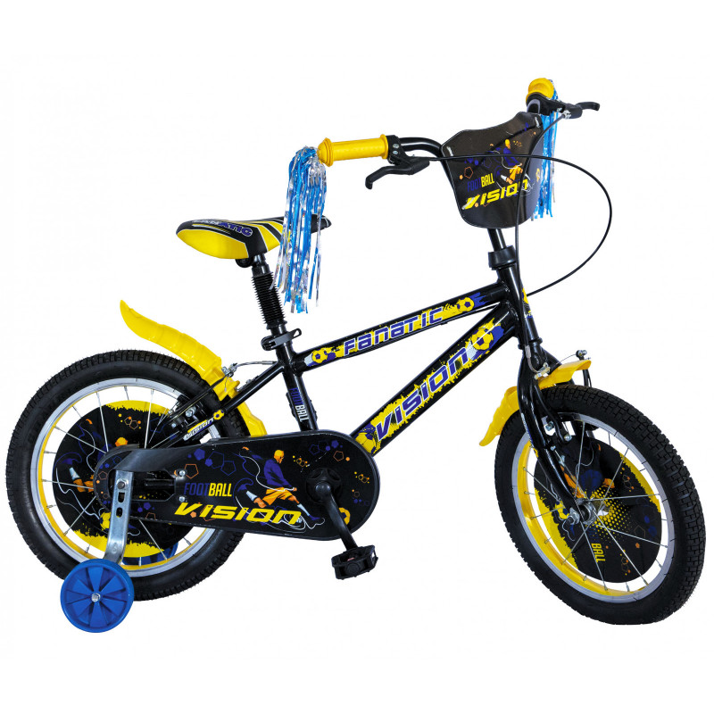 Детски велосипед VISION - FANATIC 16, черно-жълт  336919