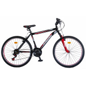 Детски велосипед VISION - TIGER 20, 21 скорости, черен-червен VISION 336925 