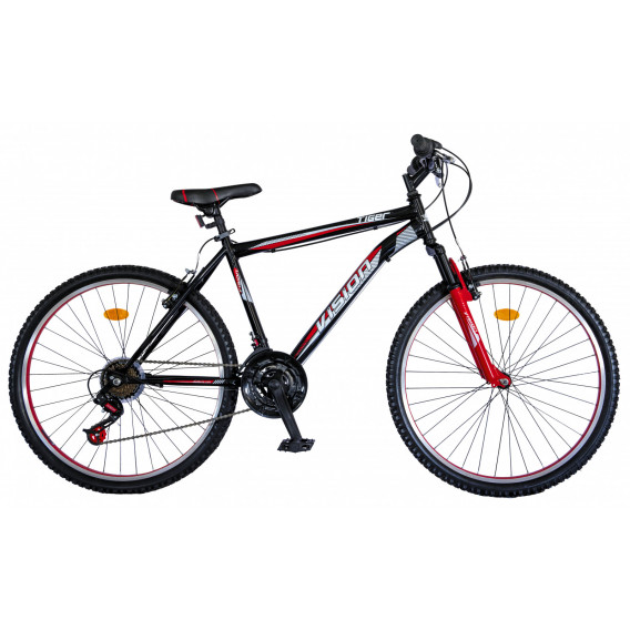 Детски велосипед VISION - TIGER 24, 21 скорости, черно-червен VISION 336927 
