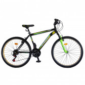 Детски велосипед VISION - TIGER 24, 21 скорости, черно-зелен VISION 336928 