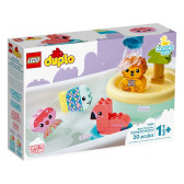 Забавления в банята: плаващ остров с животни, 20 части Lego 336950 