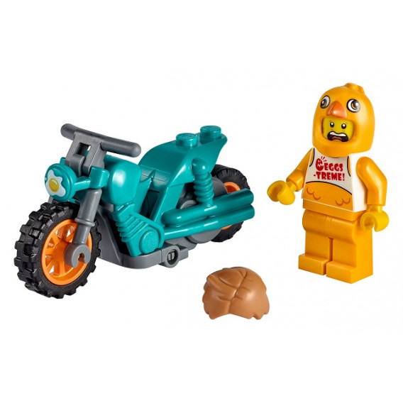 Конструктор - Каскадьорски мотоциклет пиле, 10 части Lego 336989 2