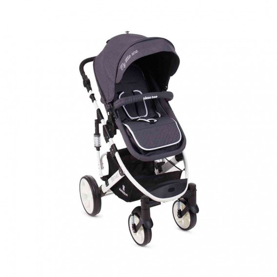 Комбинирана детска количка 2 в 1 Beloved Dark Grey Kikkaboo 33699 2