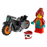 Конструктор - Огнен каскадьорски мотоциклет, 11 части Lego 336991 2
