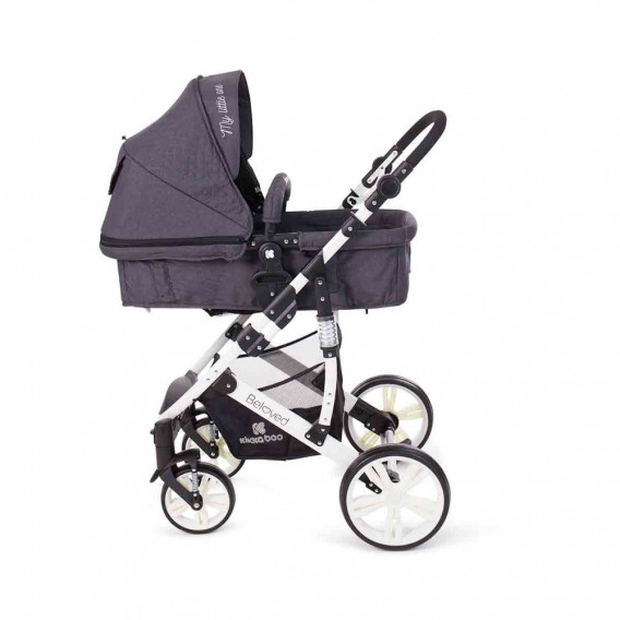 Комбинирана детска количка 2 в 1 Beloved Dark Grey Kikkaboo 33701 4