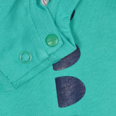 Памучна тениска с щампа за бебе, зелена Chicco 337308 3