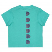 Памучна тениска с щампа за бебе, зелена Chicco 337309 4