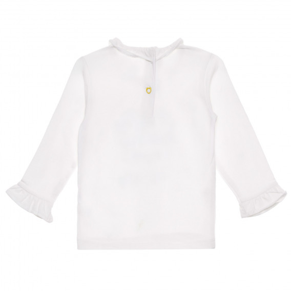 Блуза с надпис LOVE за бебе, бяла Chicco 337900 4